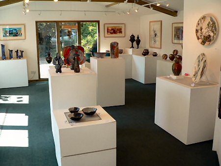 View across the exhibition